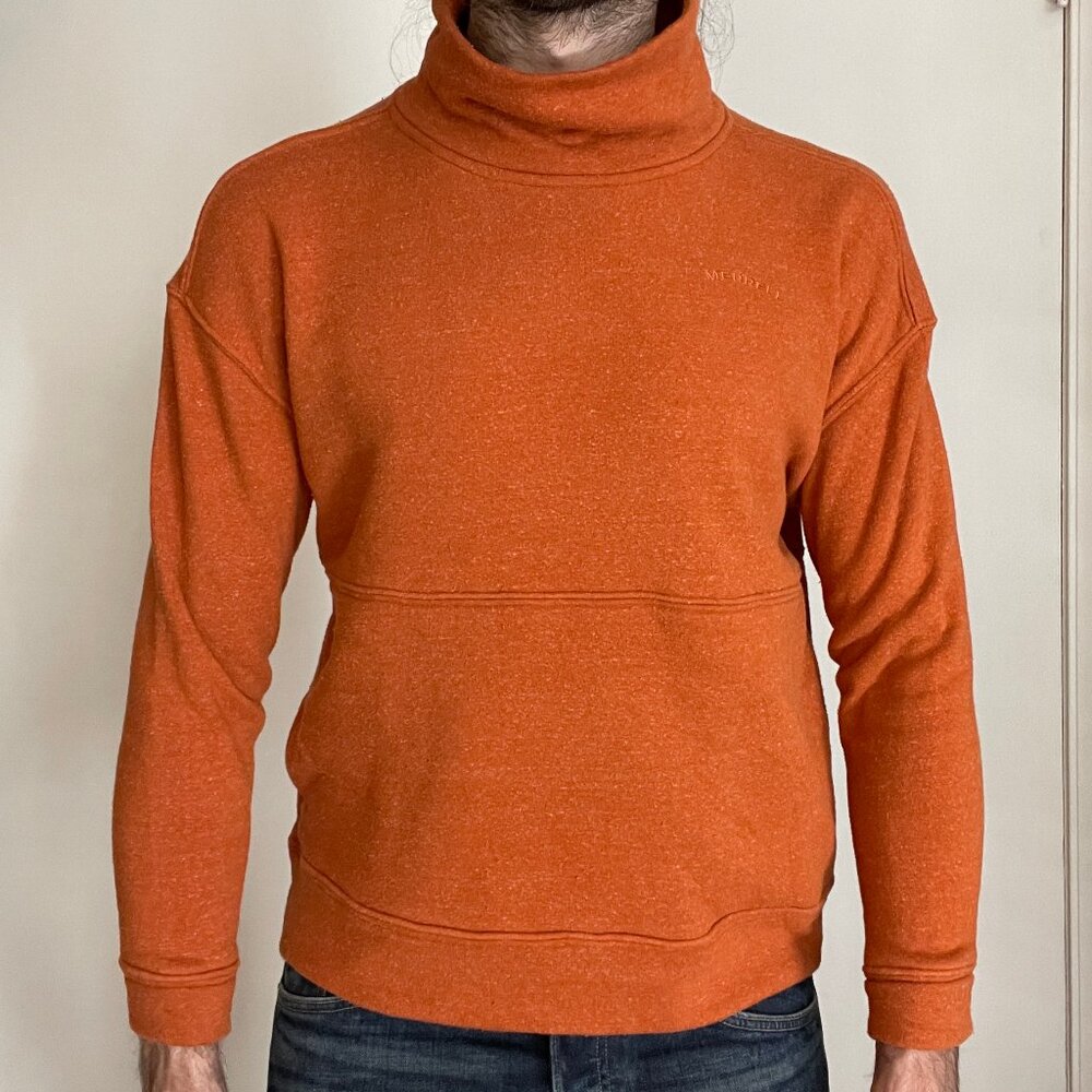 Merrell Dianthus Sweatshirt Women's Sz M Mock Neck Cozy Pockets Pullover